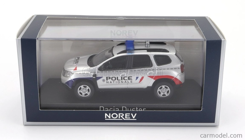 Norev Dacia Duster Police Nationale 2021 1:43 Strieborná