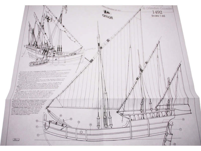 AMATI Nina karavela 1492 1:65 kit
