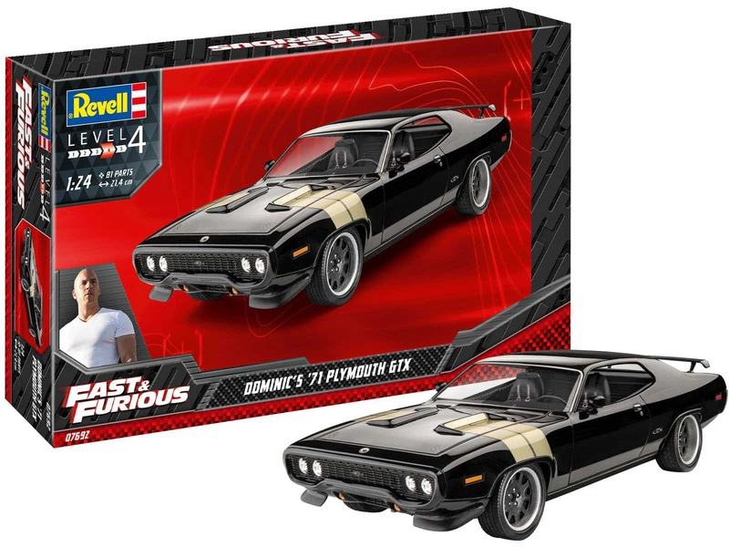 Revell Plymouth GTX 1971 (Rýchlo a zbesilo) (1:24)