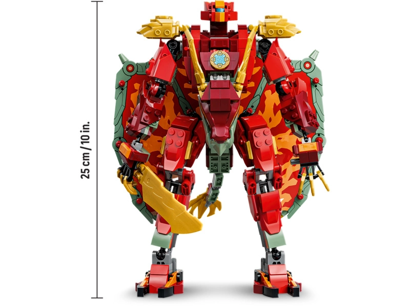 LEGO Ninjago - Wyldfyre a transformační dračí oblek