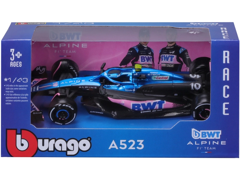 Bburago Renault F1 A523 Team Bwt Alpine F1 N 31 1:43, modrá