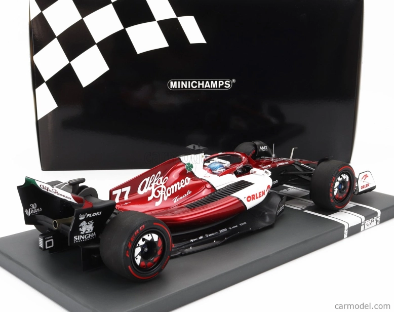 Minichamps Alfa romeo F1 C42 Team Orlen Racing N 77 1:18, bíločervená