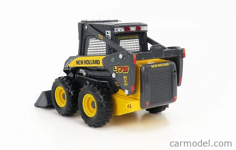 Ros-model New holland L175 Ruspa Gommata - Tractor Scraper 1:32 Žlutá Šedá