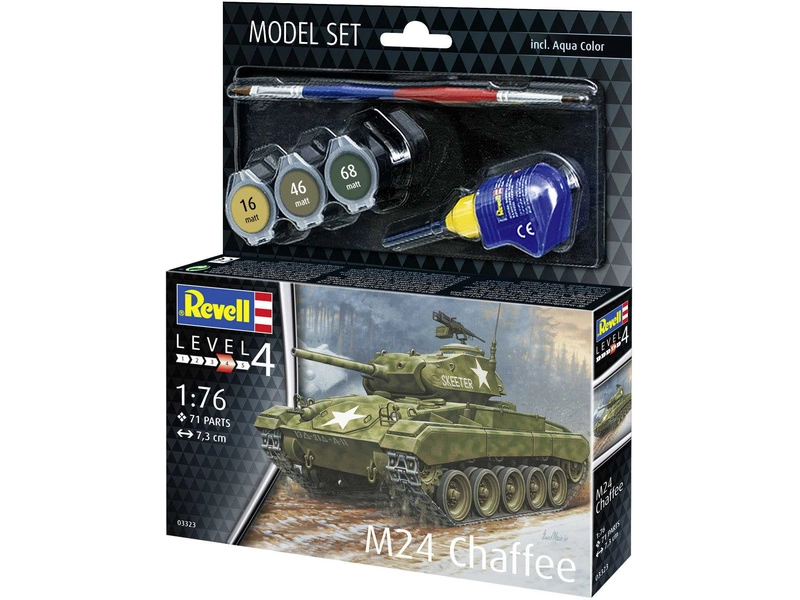 Revell M24 Chaffee (1:76) (súprava)