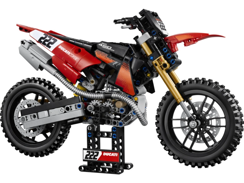 LEGO Technic – Motocykel Ducati Desmo450 MX Factory