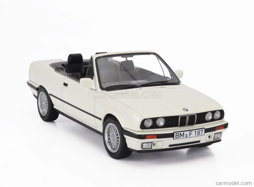 Norev BMW radu 3 325i (e30) Cabriolet otvorený 1991 1:18 Biela