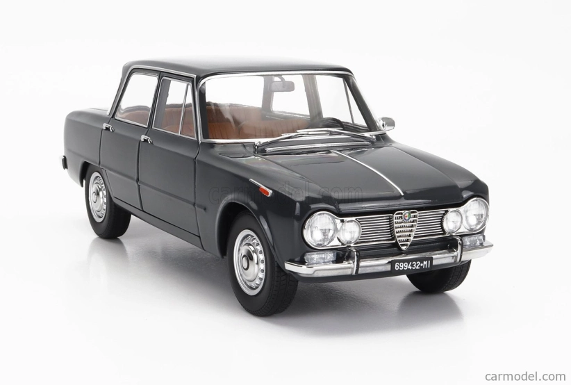 Mitica-diecast Alfa romeo Giulia 1.6 Ti 1962 1:18 Grigio Grafite - Grey