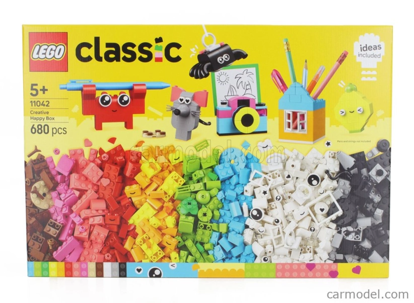 Lego príslušenstvo Lego Classic - Kreatívny Happy Box - 680 Pezzi - 680 ks Rôzne