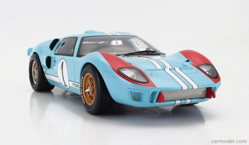 Cmr Ford usa Gt40 Mkii 7.0l V8 Team Shelby American Inc. N 1 1:12, světle modrá