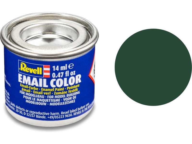 Revell emailová farba #68 matná tmavozelená 14 ml