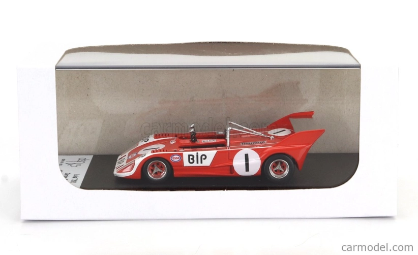 Trofeu Lola T292 N 1 Víťaz Rally Vila D0 Conde 1973 Carlos Gaspar 1:43 Červená biela