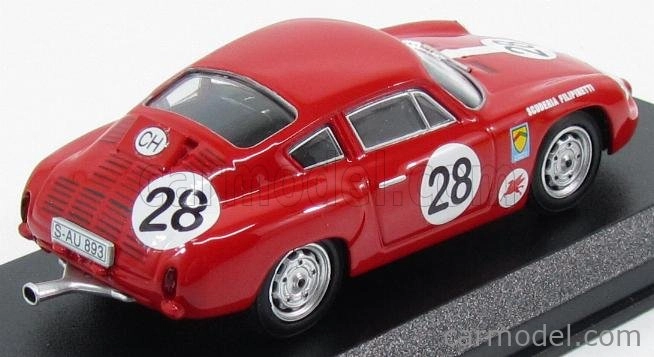 Najlepší model Porsche Abarth Scuderia Filipinetti N 28 Nurburgring 1963 Knunis - Schiller 1:43 Red