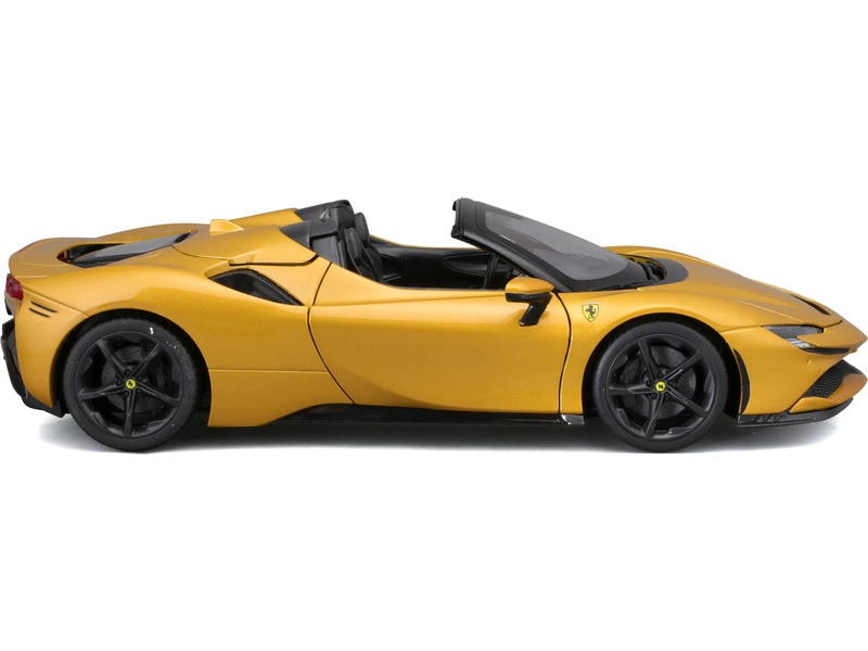 Bburago Ferrari SF90 Spider 1:18 žlutá metalíza