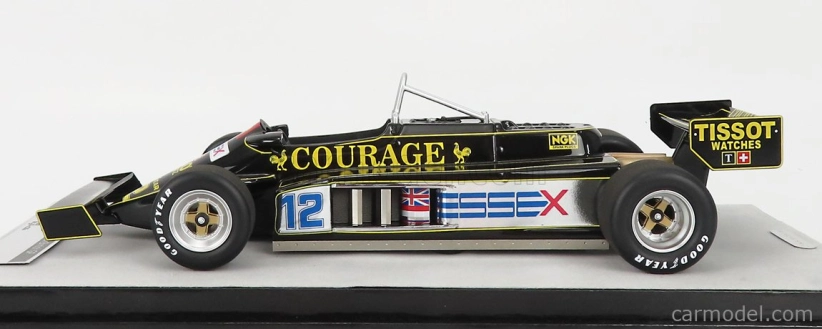 Tecnomodel Lotus F1  87 N 12 British Gp 1981 N.mansell 1:18 Black