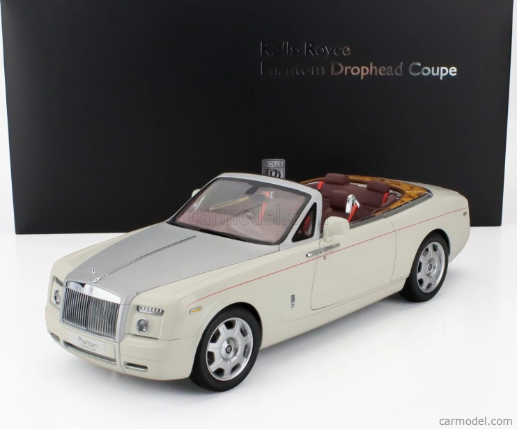 Kyosho Rolls royce Phantom Drophead Cabriolet 2-dverový 2013 1:18 Anglicky White
