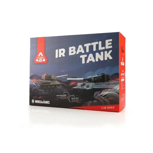 World of Tanks: 1/30 RC Tiger I + T-34/85 modely tankov v mierke 1/30 s IR