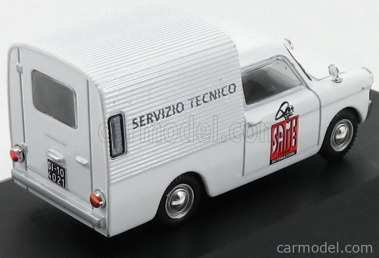 Edicola Autobianchi Bianchina Furgoncino Van Servizio Tecnico Rovnaký 1970 1:43 Biela