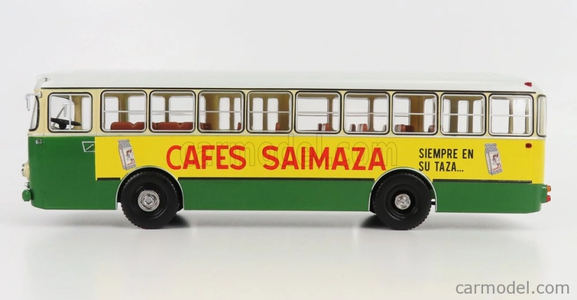 Edicola Pegaso 6021a Bus Cafes Saimaza 1984 1:43 Zelená Biela Žltá