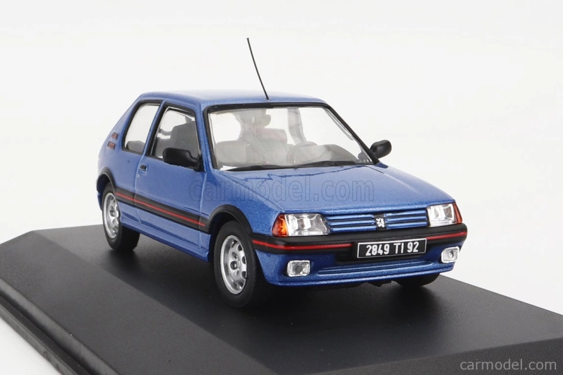 Odeon Peugeot 205 Gti 1.9 1988 1:43 Light Blue Met