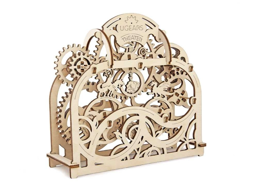 Ugears 3D drevené mechanické puzzle divadlo