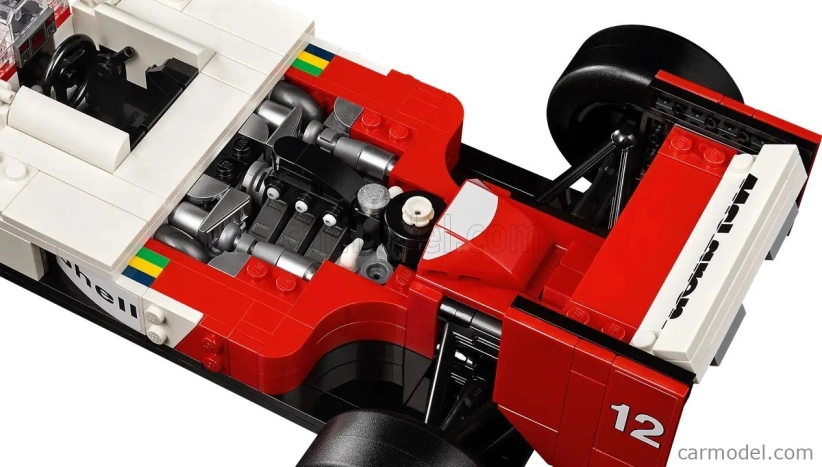 Lego Mclaren F1 Mp4/4 N 12 Ayrton Senna 1988 Majster sveta - 693 Pezzi - 693 ks 1:14 červená biela