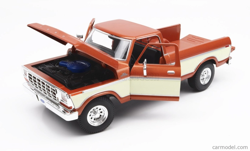 Maisto Ford usa F-150 Pick-up 1979 1:18 Hnědá Bílá
