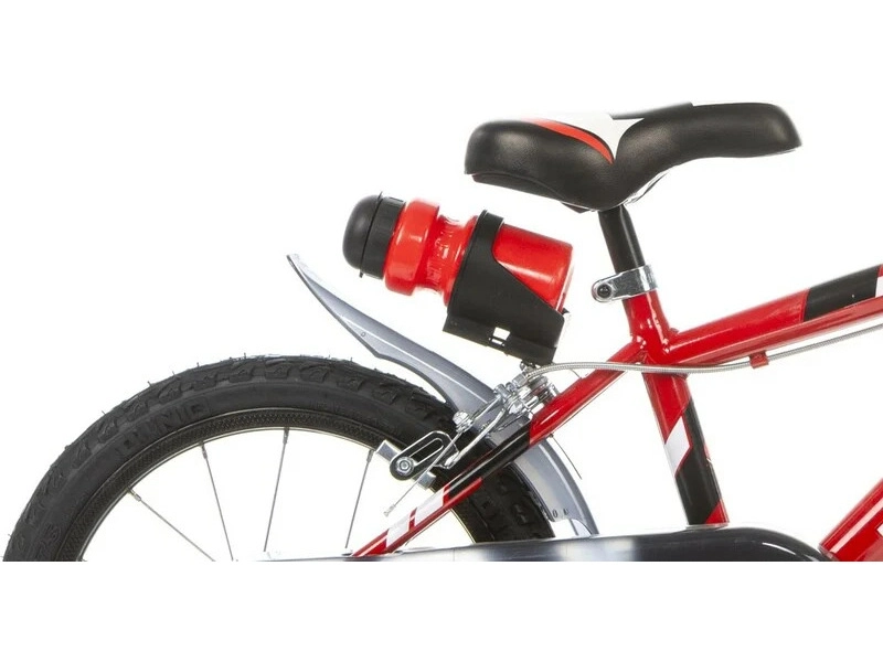 DINO Bikes - Dětské kolo 16" červené