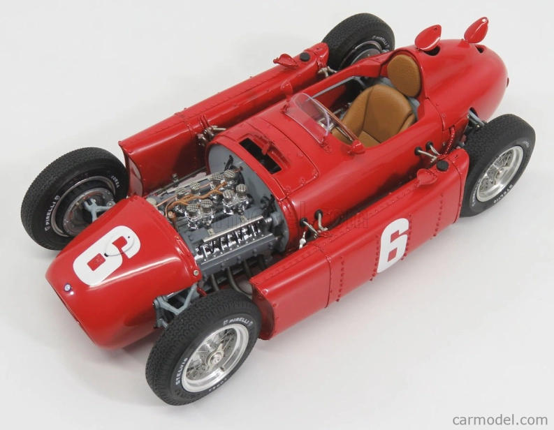 Cmc Ferrari F1 Set 2x Lancia D50 N 20 6. Gp Belgicka 1956 A.pilette + D50 N 6 Winner Gp Torino 1955 A.ascari 1:18 Červená Žltá