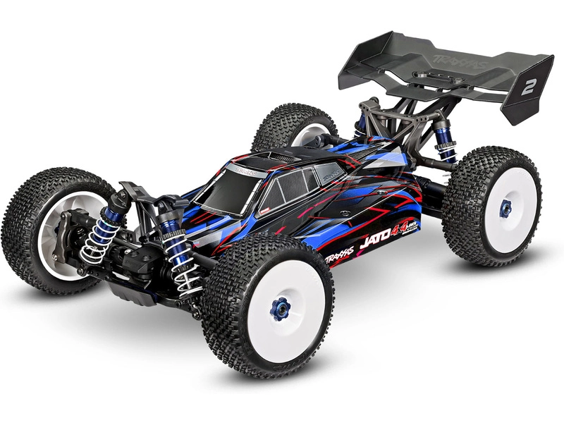 RC auto Traxxas Jato 1:8 4WD VXL-4S RTR, modrá