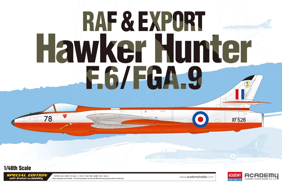 Academy Hawker Hunter F.6/FGA.9 RAF (1:48)