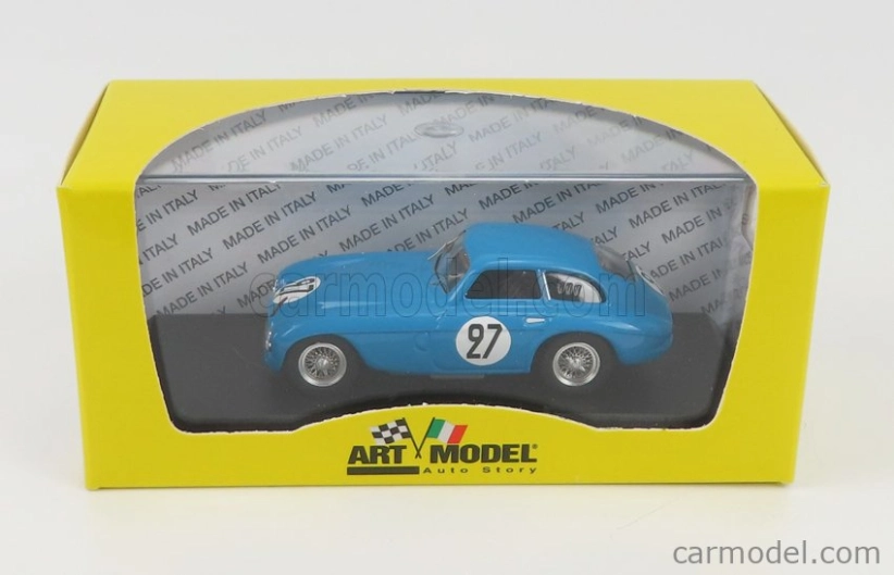Art-model Ferrari 166mm 2.0l V12 Berlinetta N 27 24h Le Mans 1950 Y.simon - M.kasse 1:43 Blue