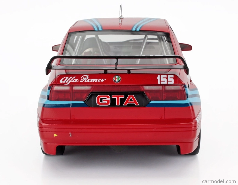 Mitica-r Alfa romeo Alfa Romeo 155 Gta S1 Superturismo Martini N 6 6th Monza 1992 Luca Cadalora 1:18 Red