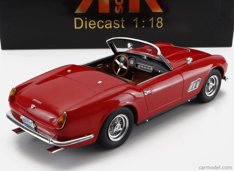 Kk-scale Ferrari 250gt California Spider Usa Version With Hard-top 1960 1:18 Red