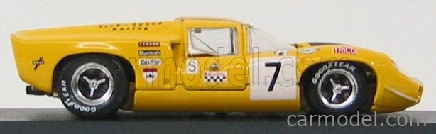 Najlepší model Lola T70 Coupe N 7 Brans-hatch 1969 Craft - Lieddel 1:43 Yellow Black