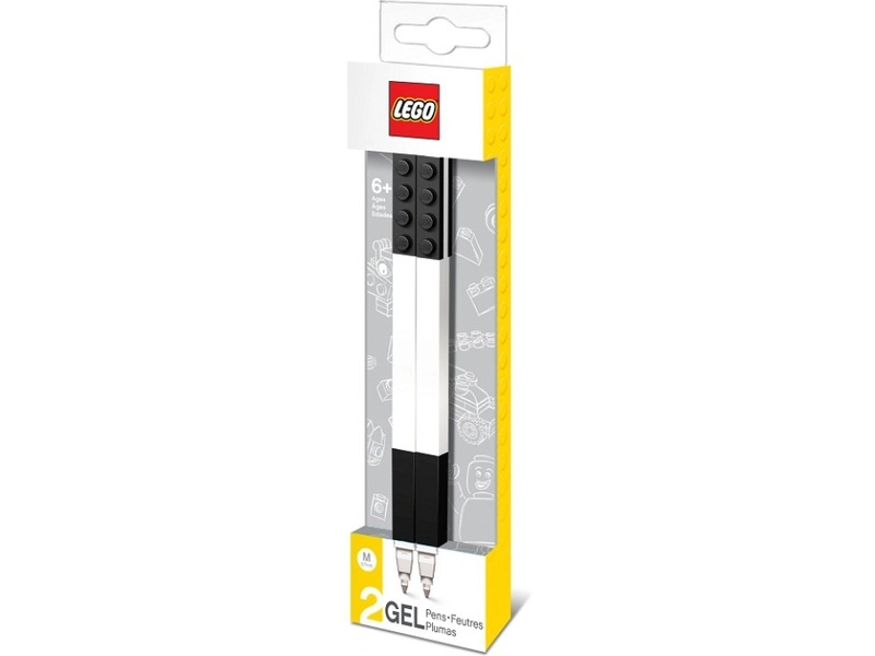 LEGO gelové pero černé 2ks