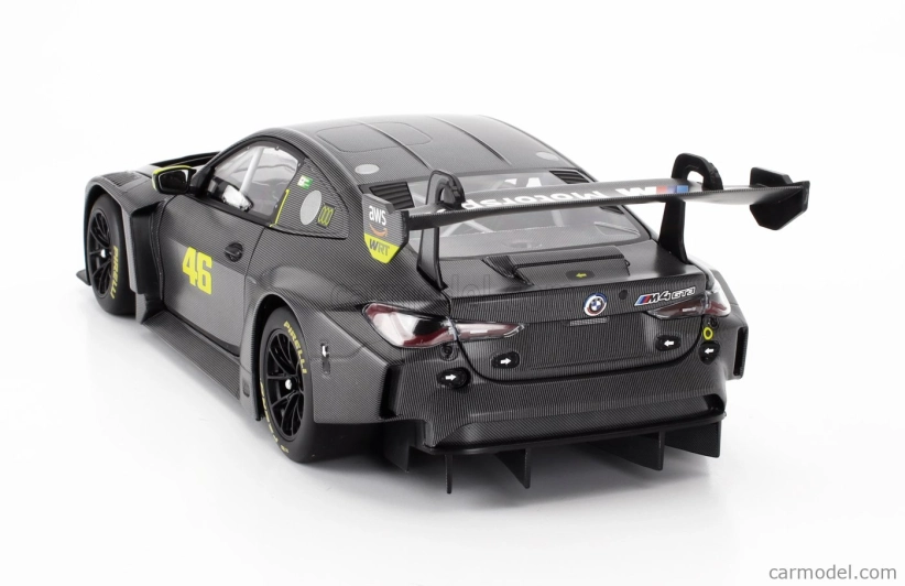 Minichamps BMW radu 4 M4 Gt3 Team Wrt N 46 Test Misano Marzo 2024 Valentino Rossi 1:18 Matt Grey