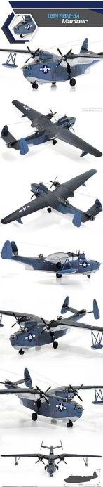 Model Kit lietadlo 12586 - USN PBM-5A MARINER (1:72)