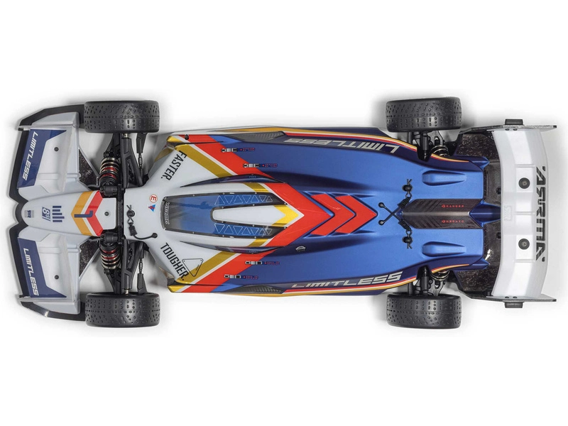 Arrma Limitless 8S BLX 1:7 4WD AVC RTR bílá/modrá