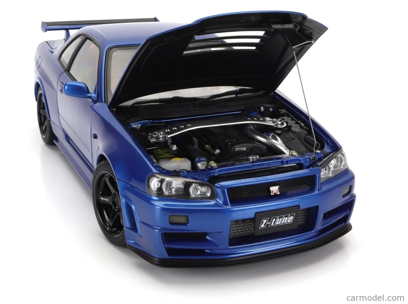 Autoart Nissan Skyline Gt-r (r34) Z-tune 2002 1:18 Bayside Blue