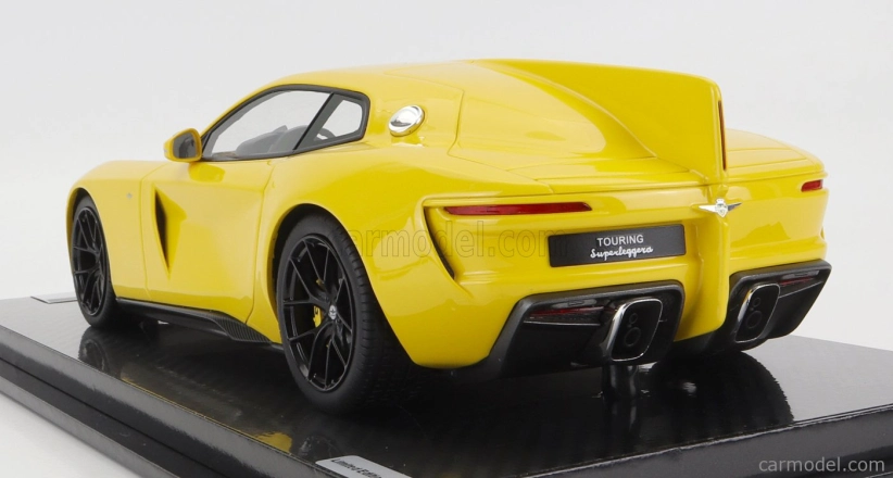 Tecnomodel Touring Superleggera Aero-3 Based Ferrari F 12 Berlinetta Chassis 2022 1:18 Modena Žlutá