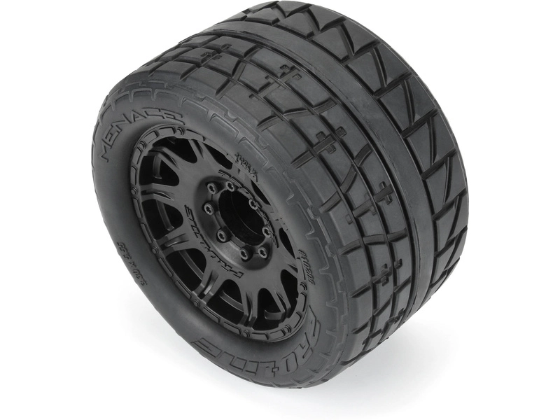 Pro-Line kolo 3.8" 1:8, pneu Menace HP BELTE, disk čený H17 (2)