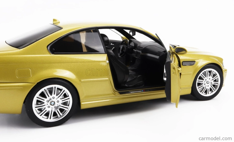 Norev BMW radu 3 M3 (e46) Coupe 2000 1:18 žltá met