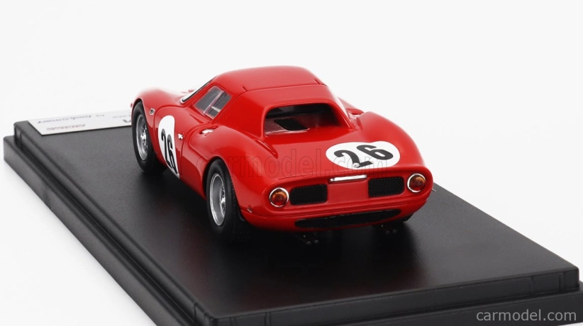 Looksmart Ferrari 250lm Coupe N 26 1000km Paris 1966 David Piper - Mike Parkes 1:43 Red