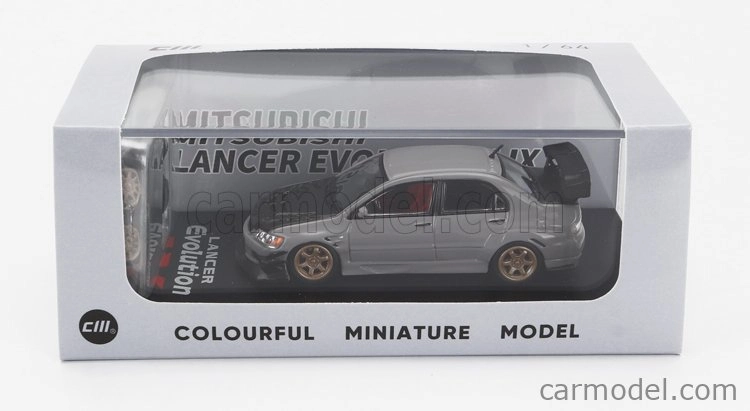 Cm-models Mitsubishi Lancer Evo Ix 2003 1:64 Šedá Uhlíková Čerň