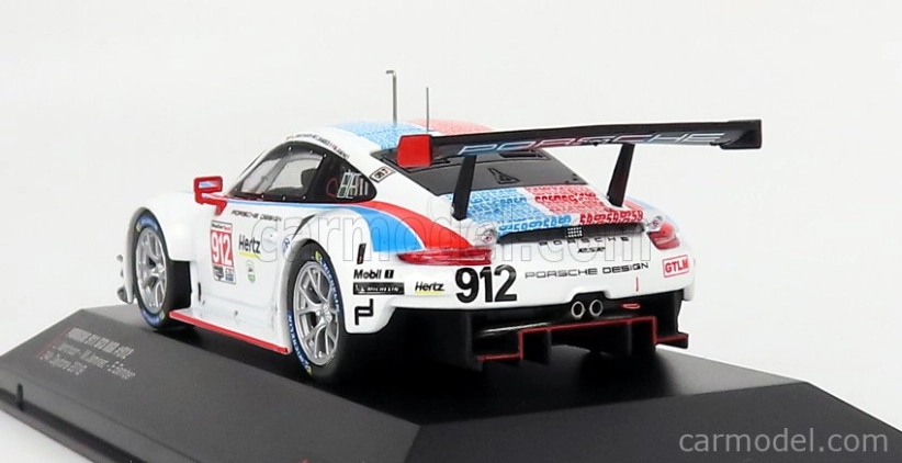 Ixo-models Porsche 911 991 Rsr Porsche Gt Team N 912 3rd Gtlm Class 24h Daytona 2019 Bamber - Jaminet - Vanthoor 1:43 Biela