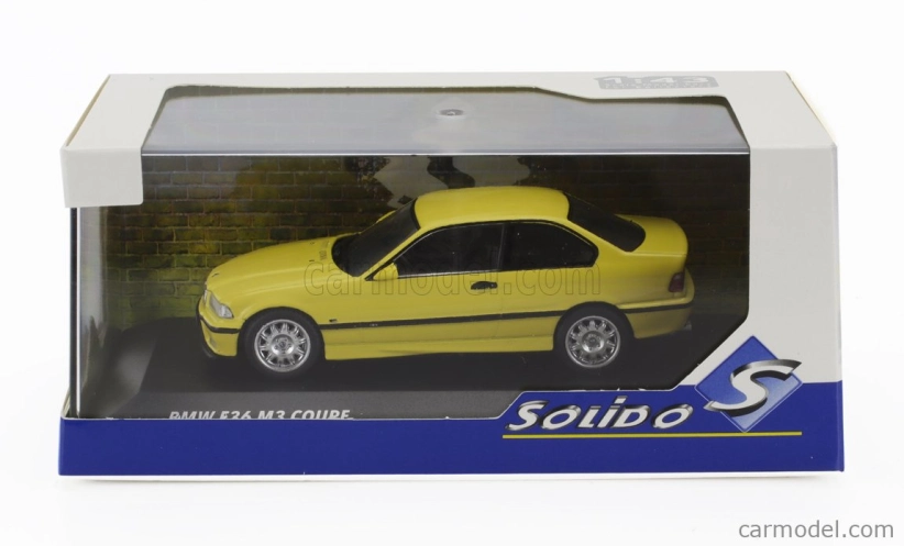Solido BMW 3-series M3 (e36) Coupe 1999 1:43 Žlutá