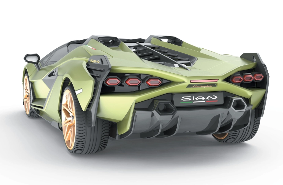 RE.EL Toys RC auto Lamborghini Sian 1:16 zelená metalíza, LED 2,4GHz