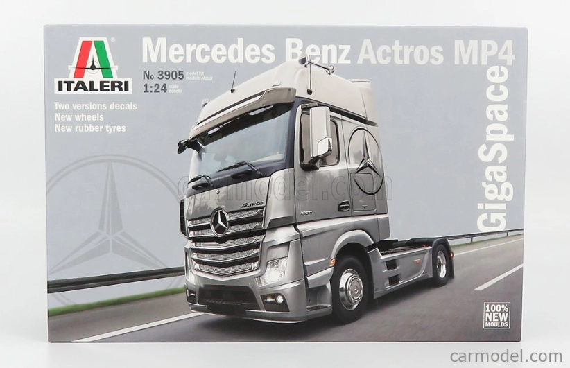 Italeri Mercedes benz Actros 1856 Mp4 Gigaspace Tractor Truck 2-assi 2016 1:24 /