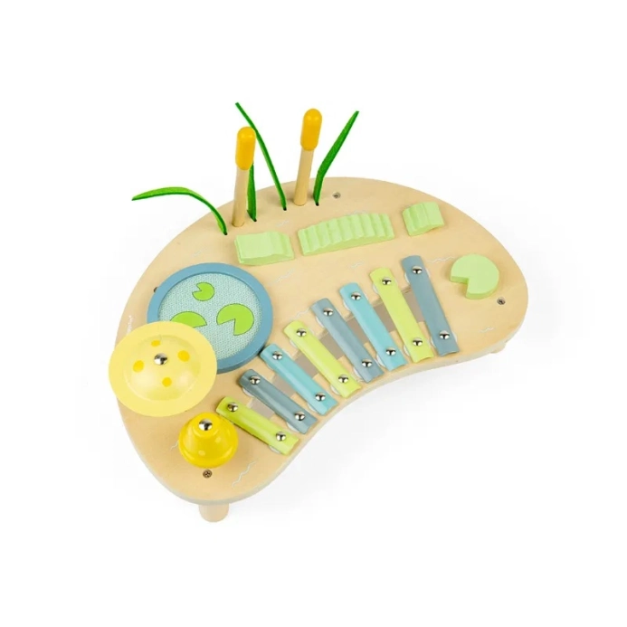 Bigjigs Toys Hudobný stolík Džungľa