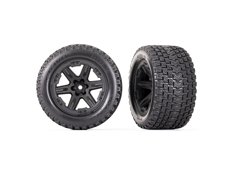 Kolesá Traxxas 2,8", disk RXT čierny, pneumatiky Gravix (2)